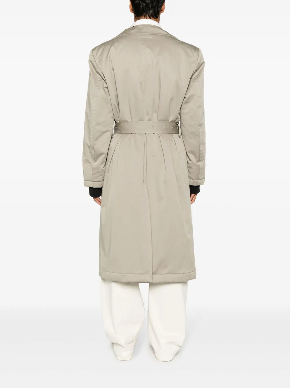 belted double-breasted coat