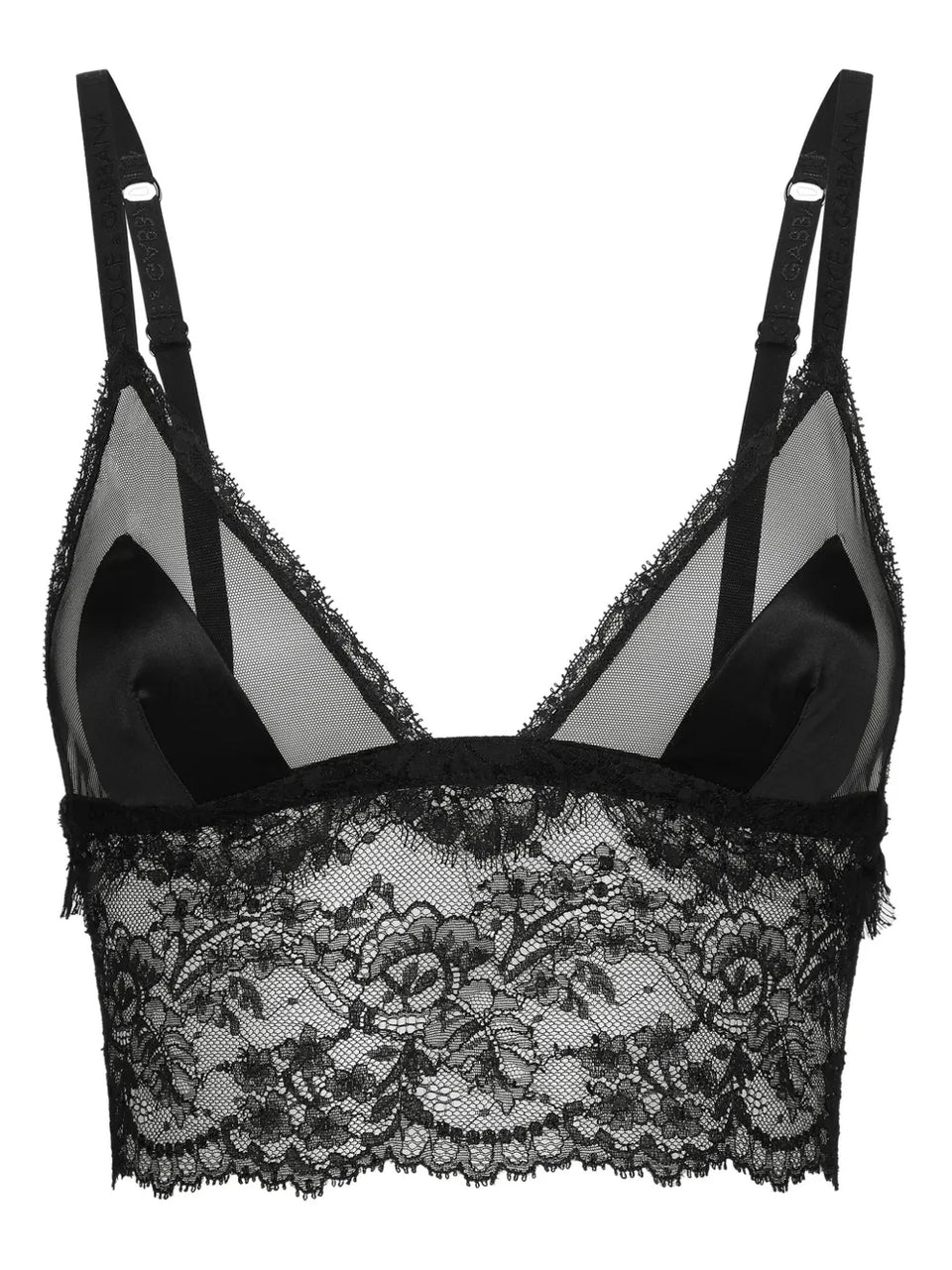 lace longline bralette