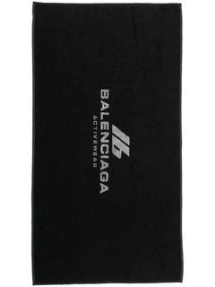 logo-intarsia performance towel