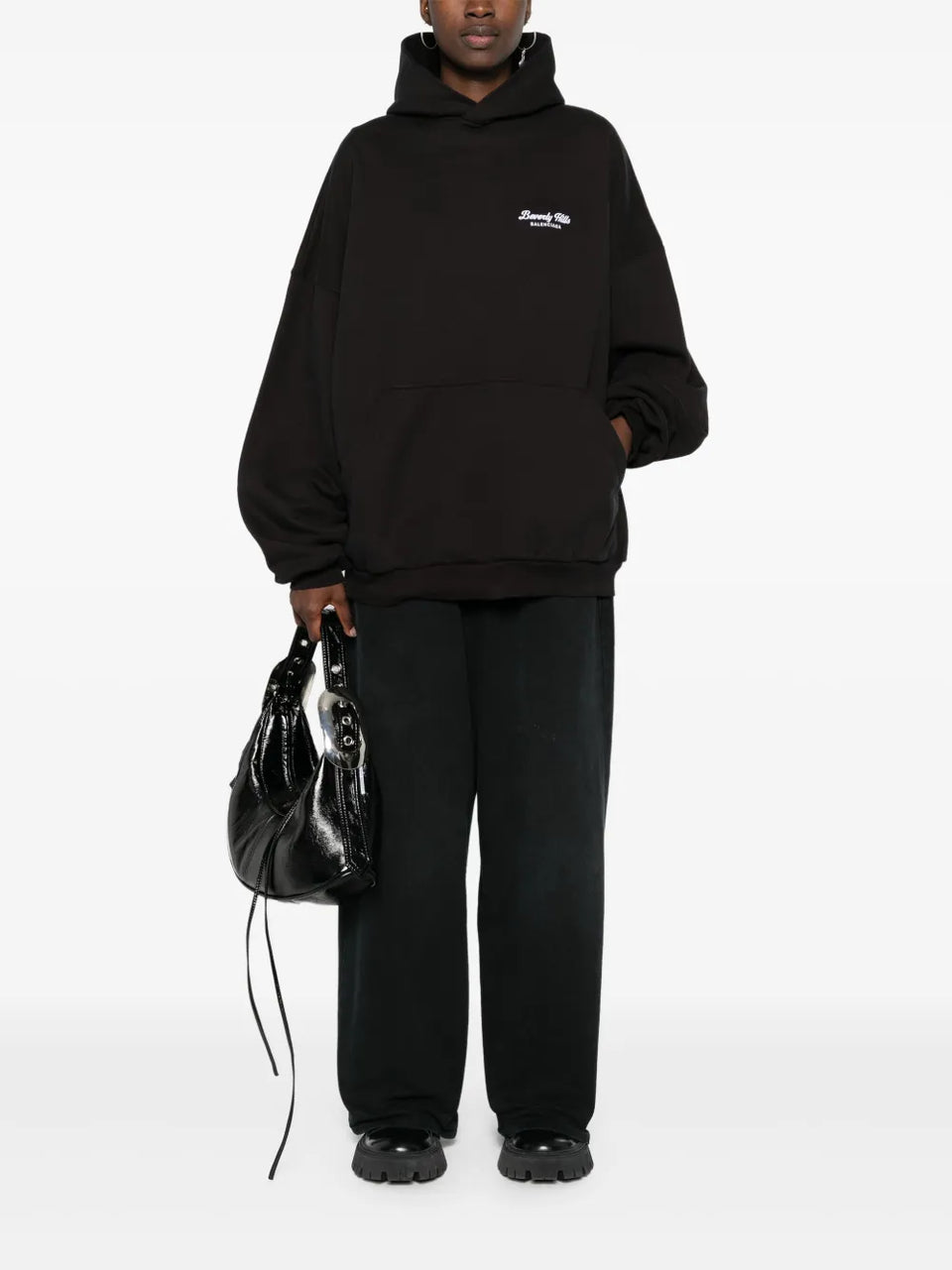 Beverly Hills embroidered Hoodie