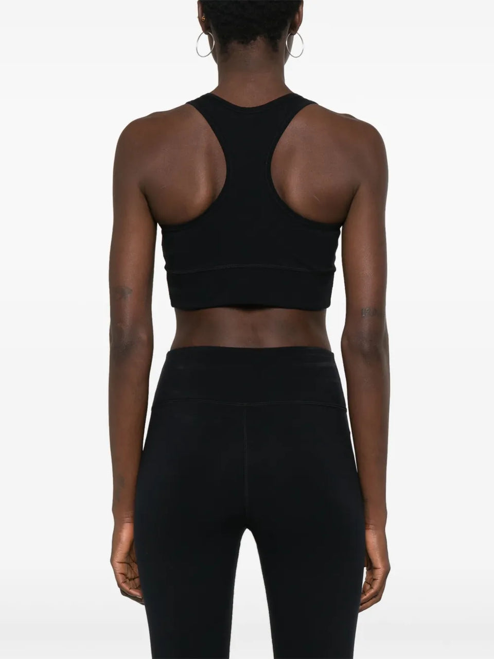 reflective-logo bra top