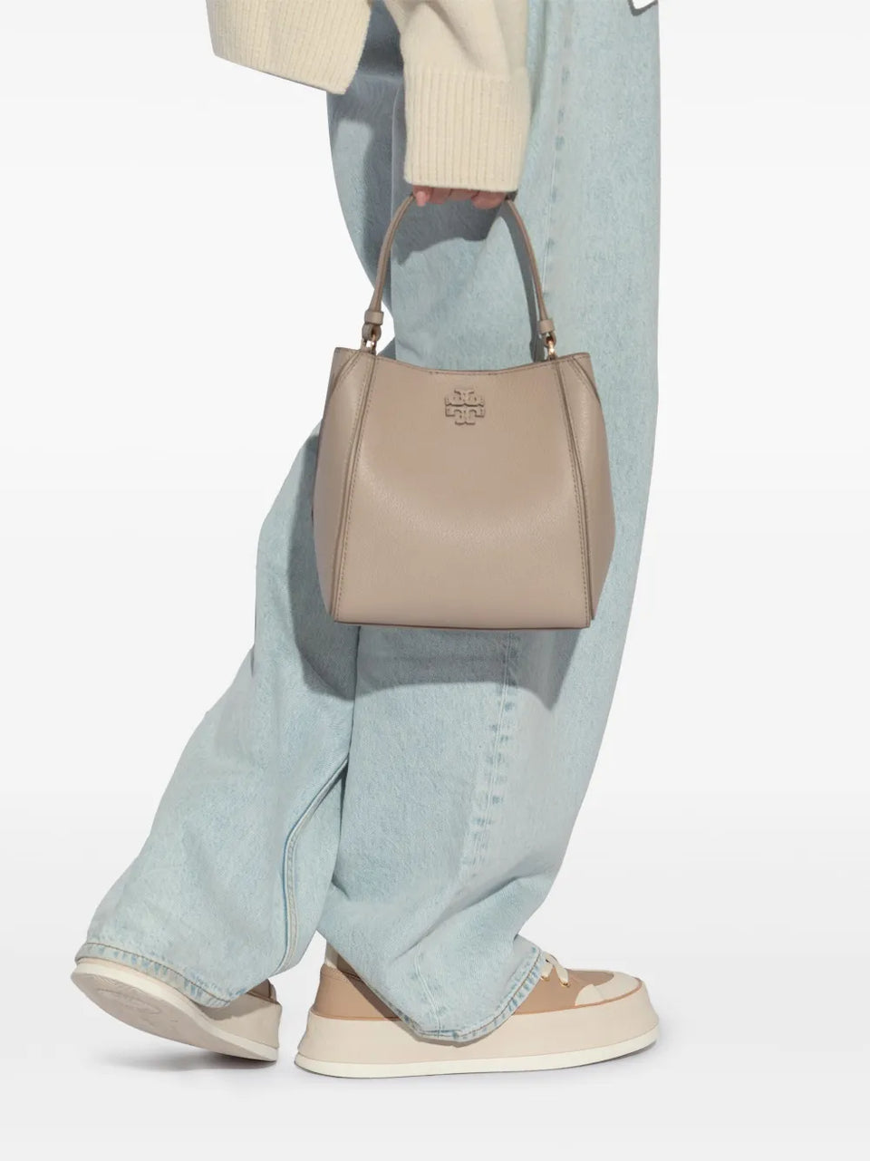 McGraw leather bucket bag