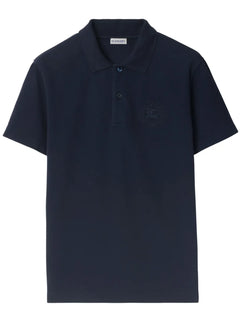 EDK-embroidered cotton polo shirt