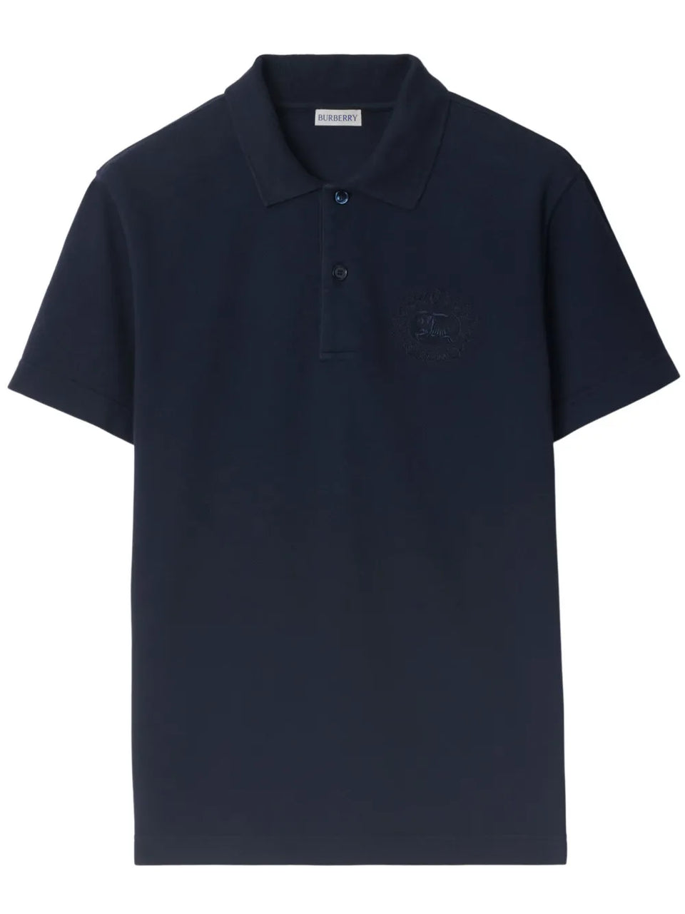EDK-embroidered cotton polo shirt
