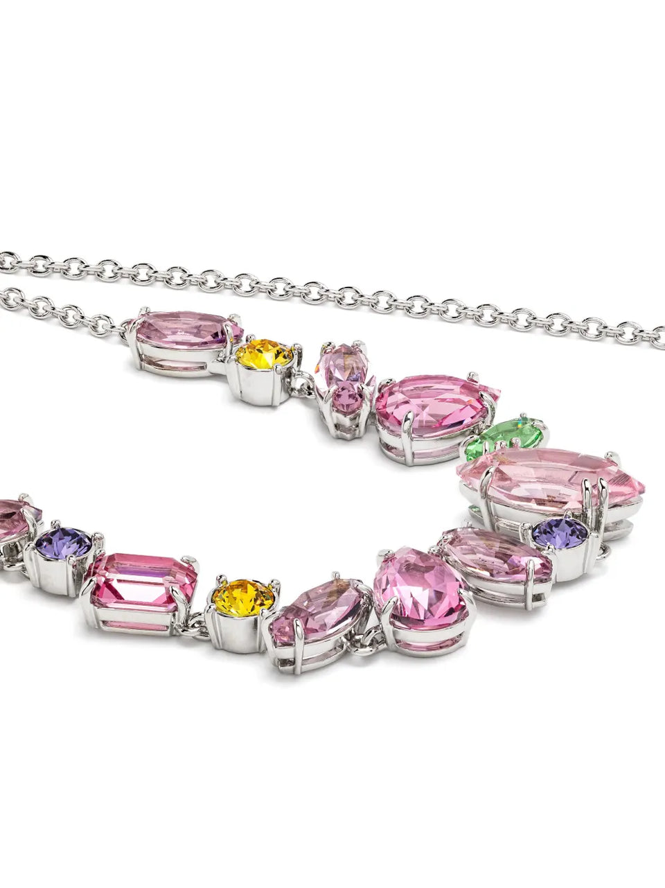 Gema mixed-cuts crystal necklace