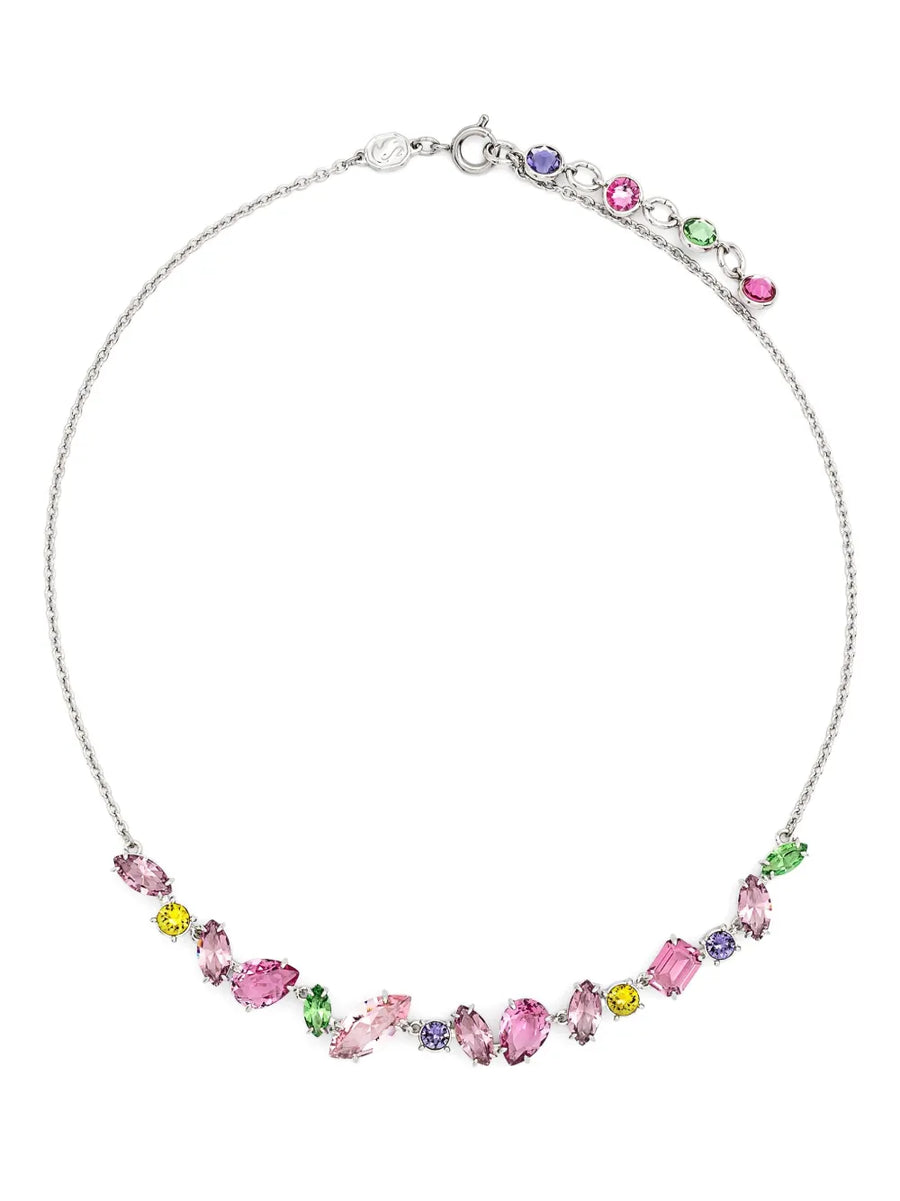 Gema mixed-cuts crystal necklace