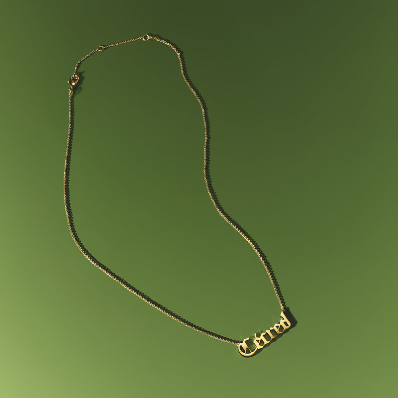 Nameplate Necklace
