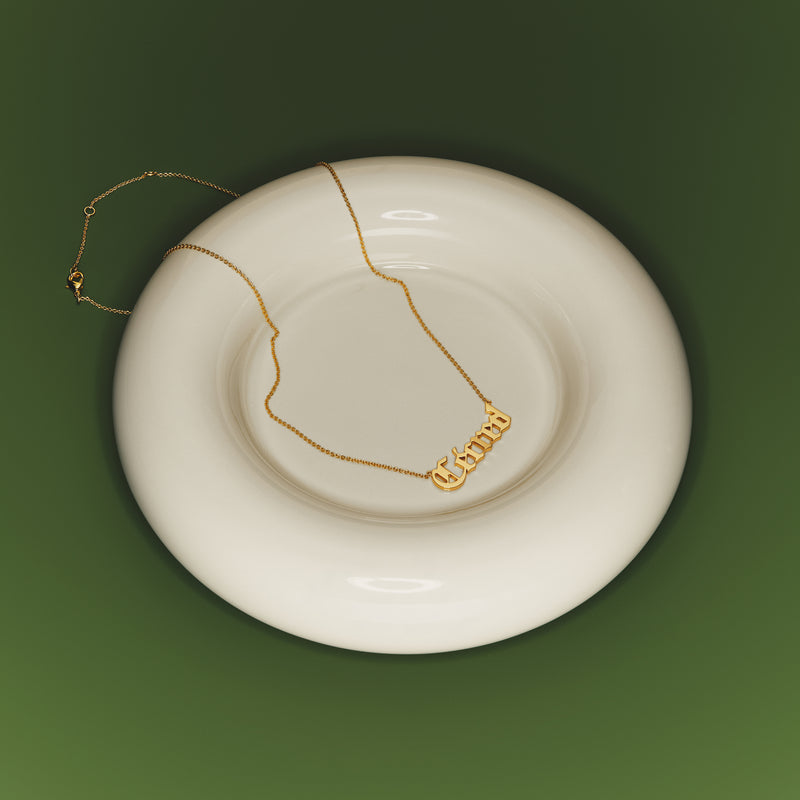 Nameplate Necklace
