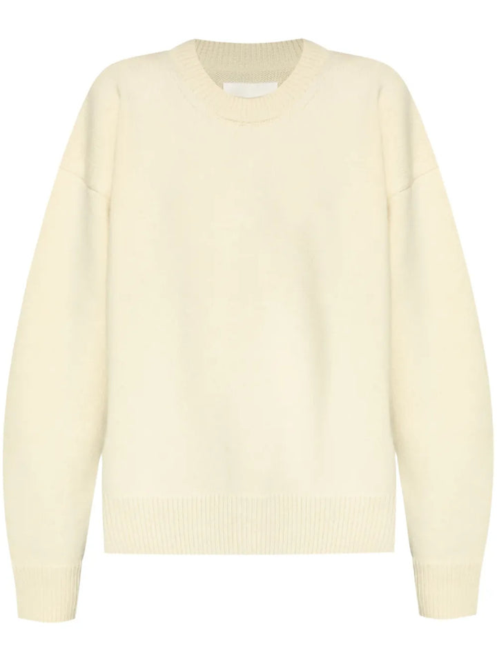 drop-shoulder crew-neck jumper