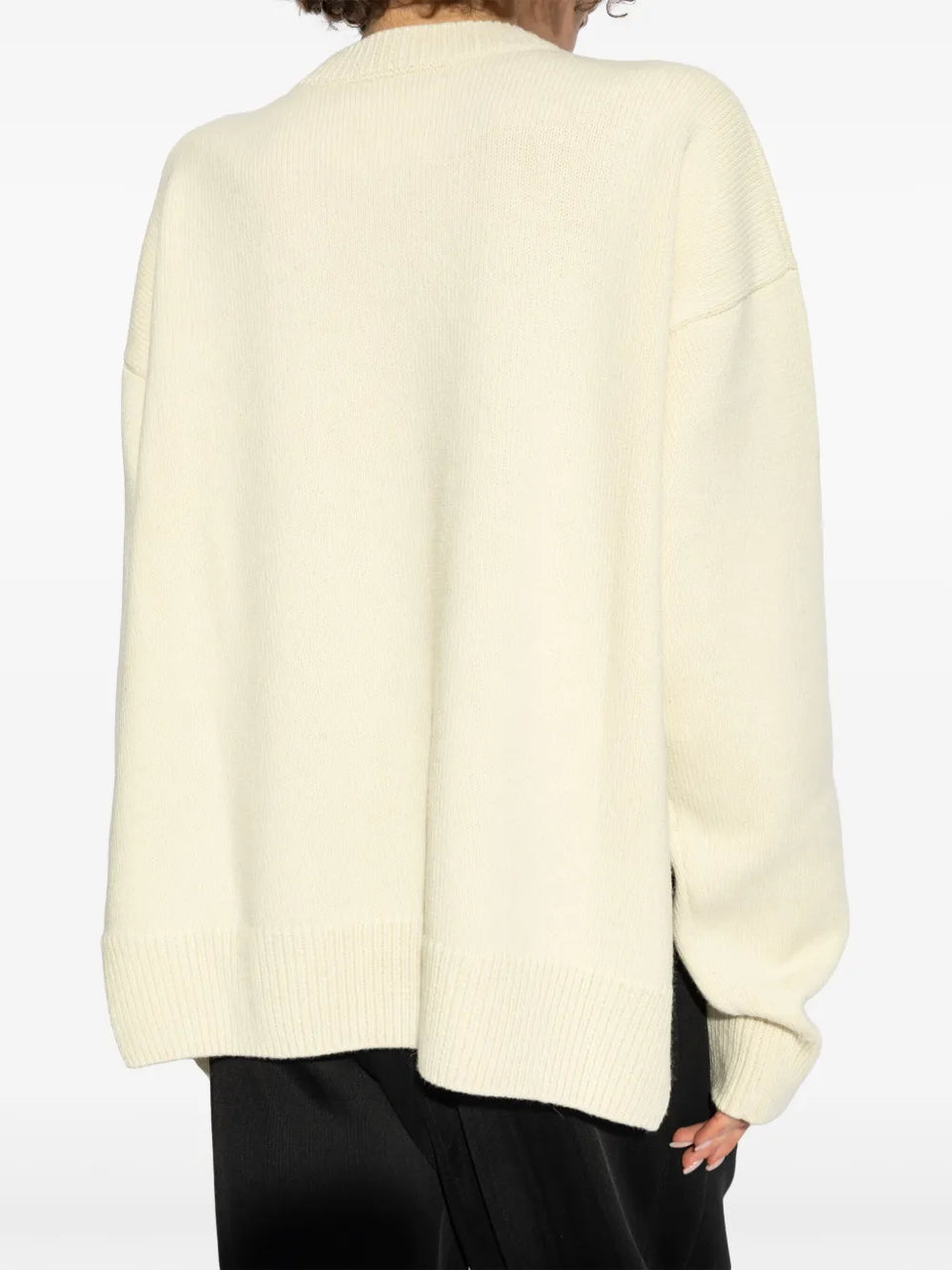 drop-shoulder crew-neck jumper