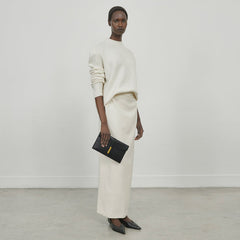 DeMellier The Tokyo Clutch poppy red smooth