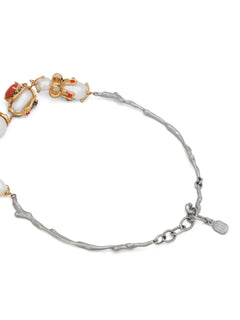 pearl-embellished necklace