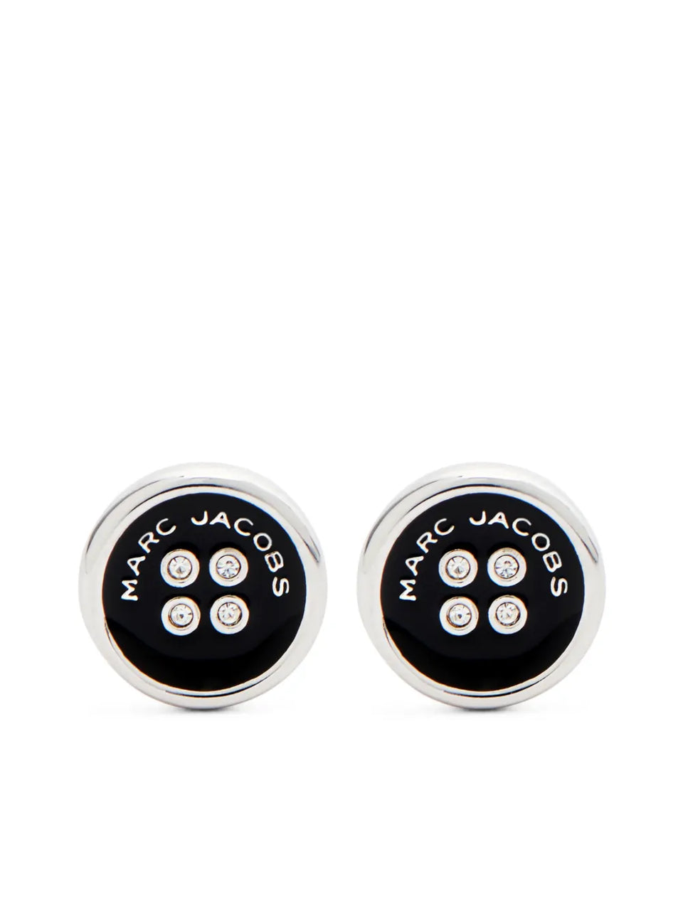 Button earrings