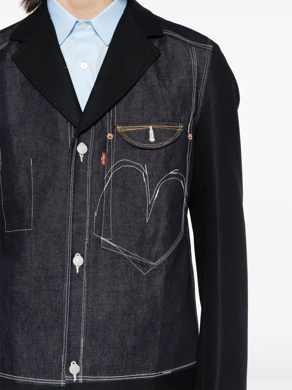 x Levi's denim blazer