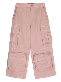 twill-weave cargo pants