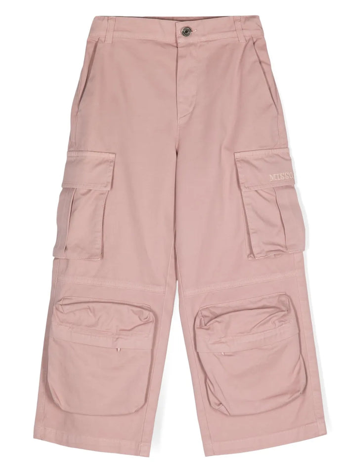 twill-weave cargo pants