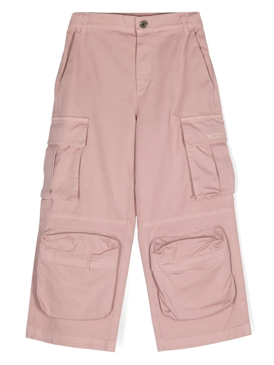 twill-weave cargo pants