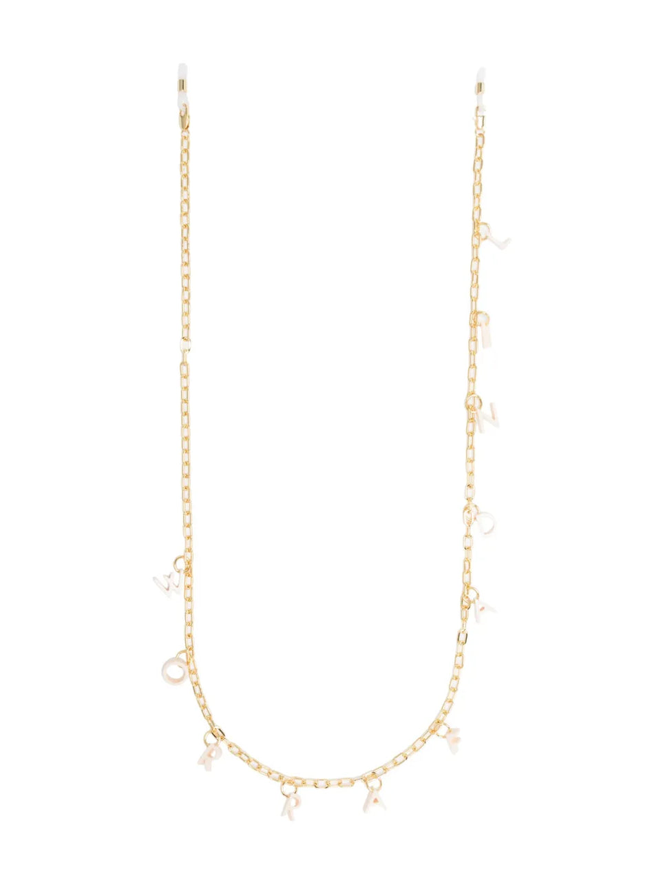 letter-charms sunglasses chain