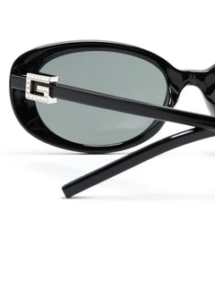 G-motif oval-frame sunglasses