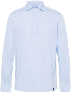 logo-tag polo shirt