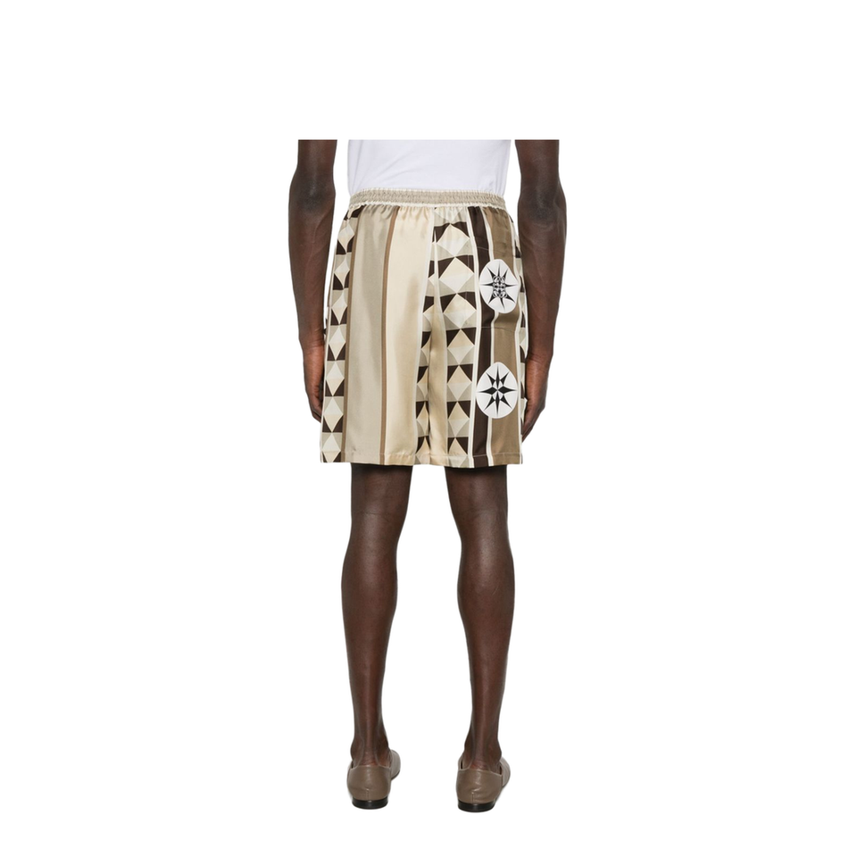 Shorts in Silk Multicolor