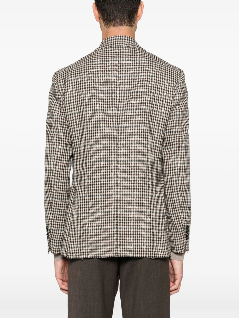 brooch-detail blazer