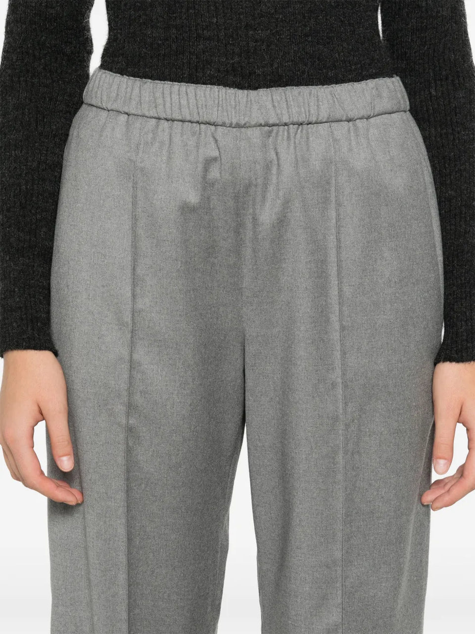 flannel track pants