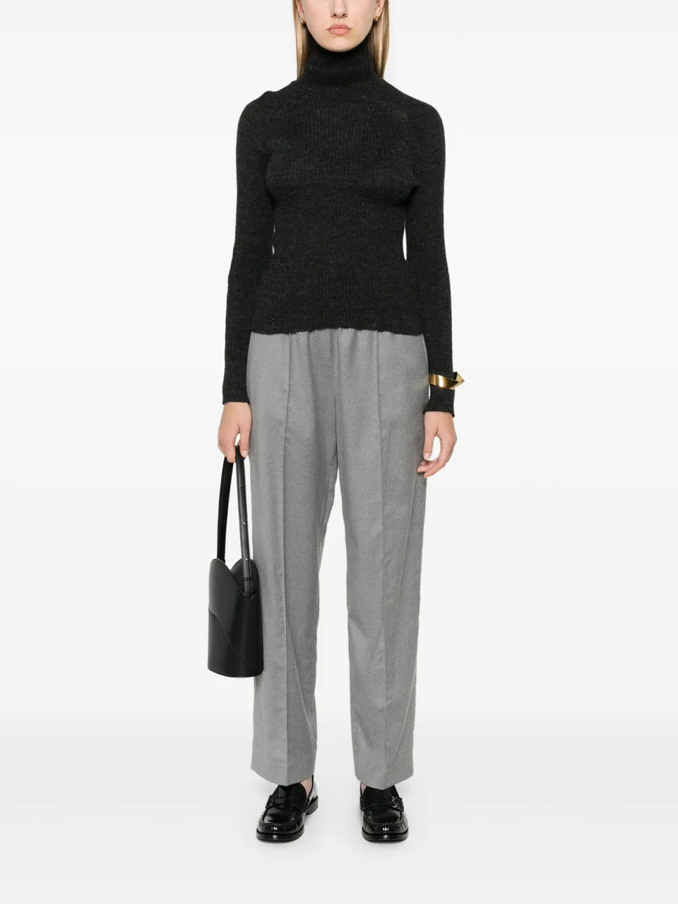 flannel track pants