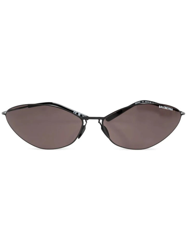 logo-decal cat-eye sunglasses