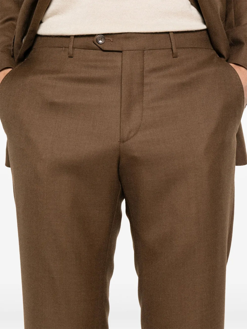 brooch-detail blazer