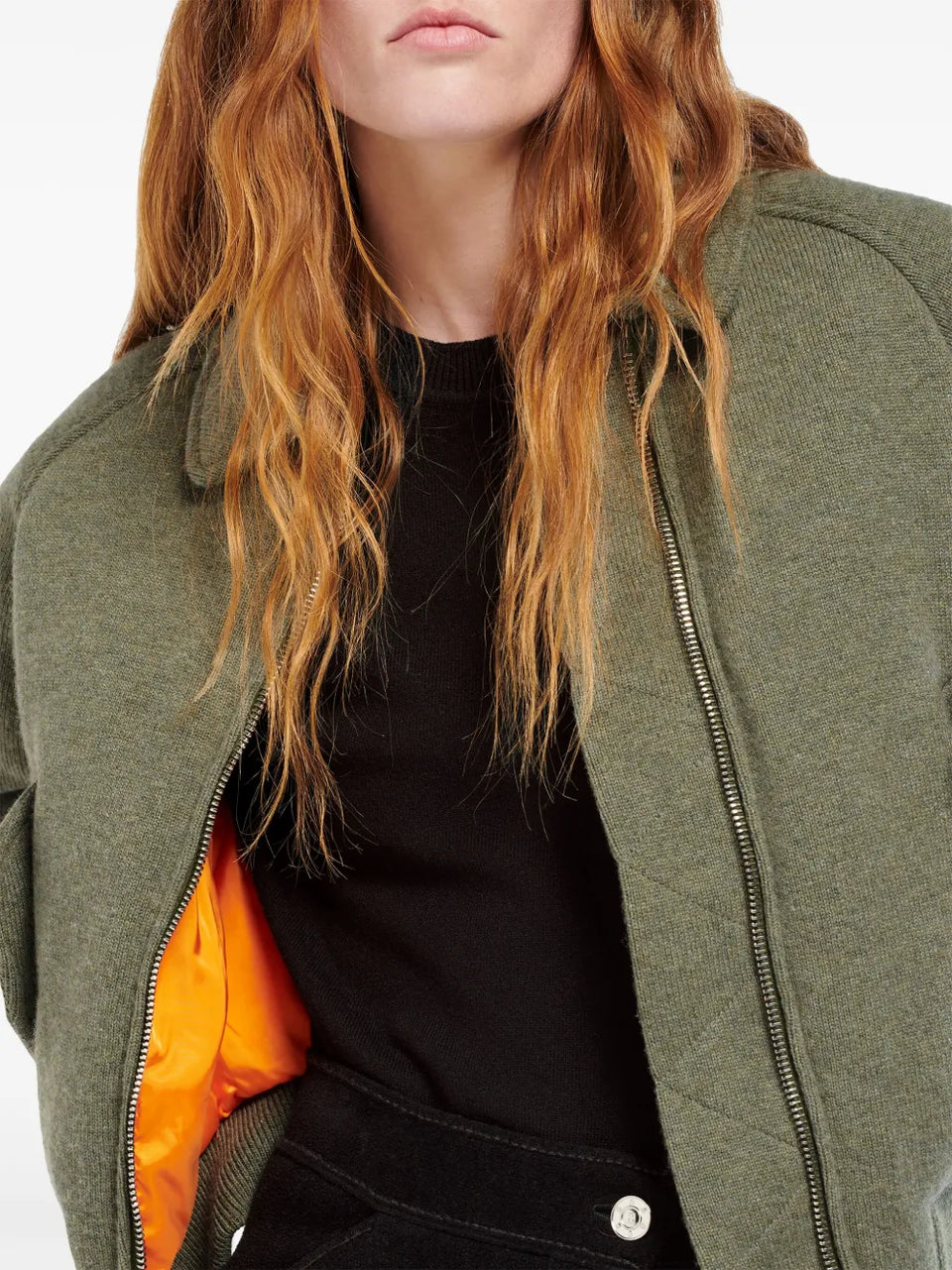 Knitted Bomber Jacket