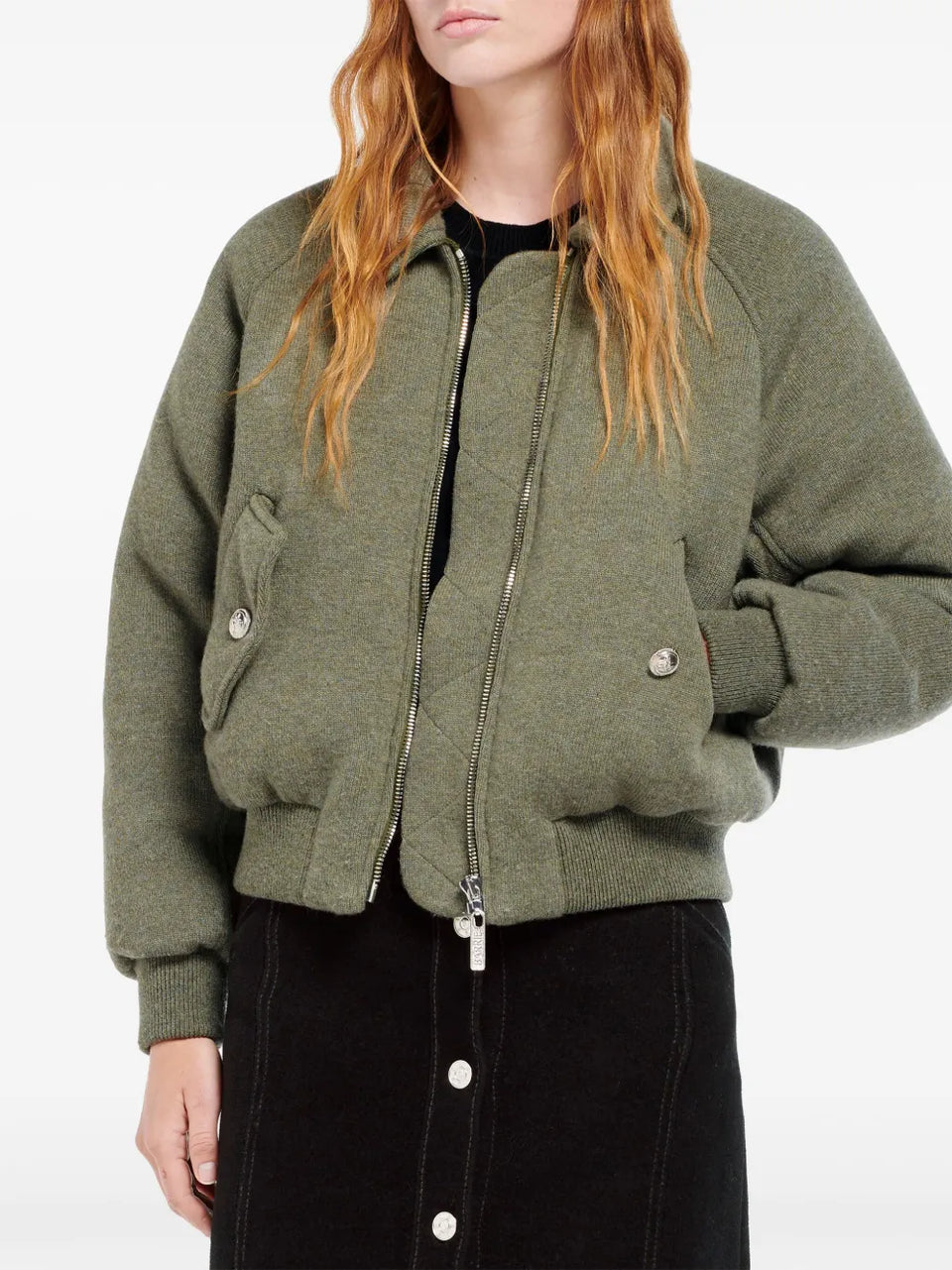 Knitted Bomber Jacket