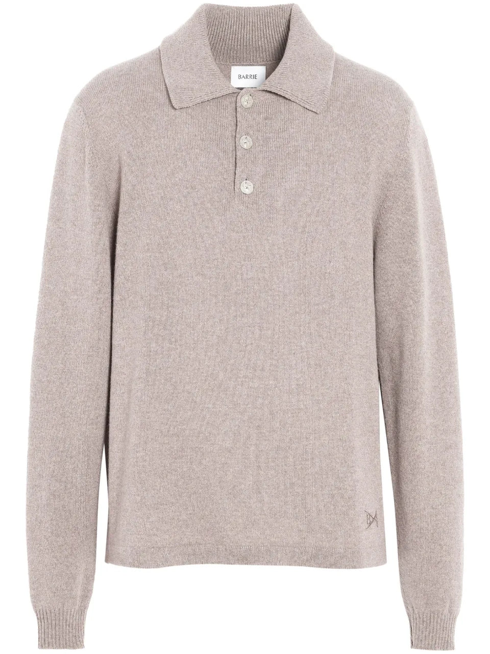 B Label cashmere polo shirt