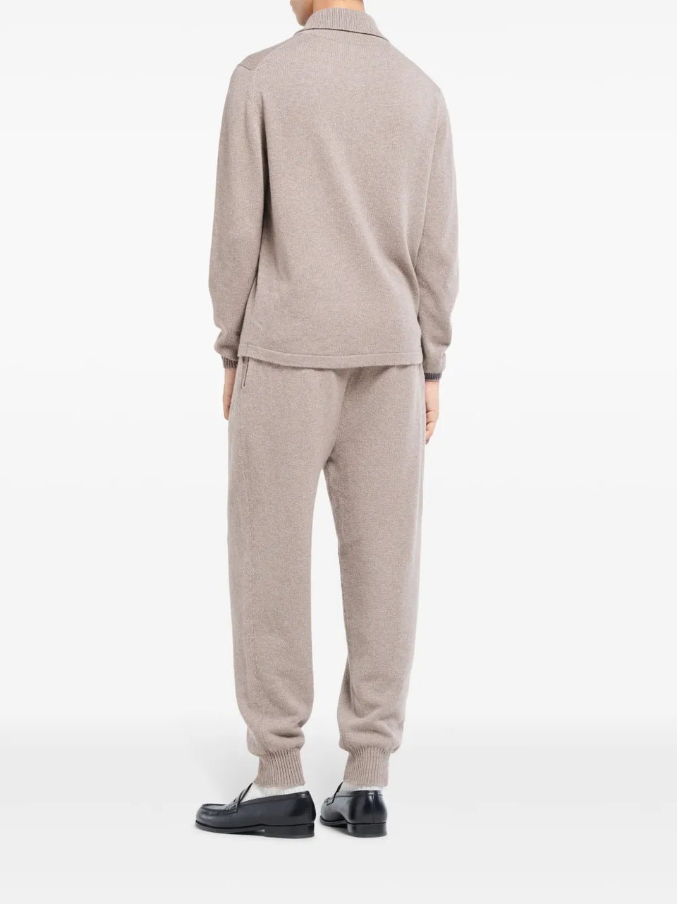 B Label cashmere polo shirt