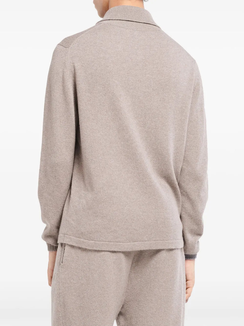 B Label cashmere polo shirt