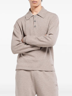 B Label cashmere polo shirt