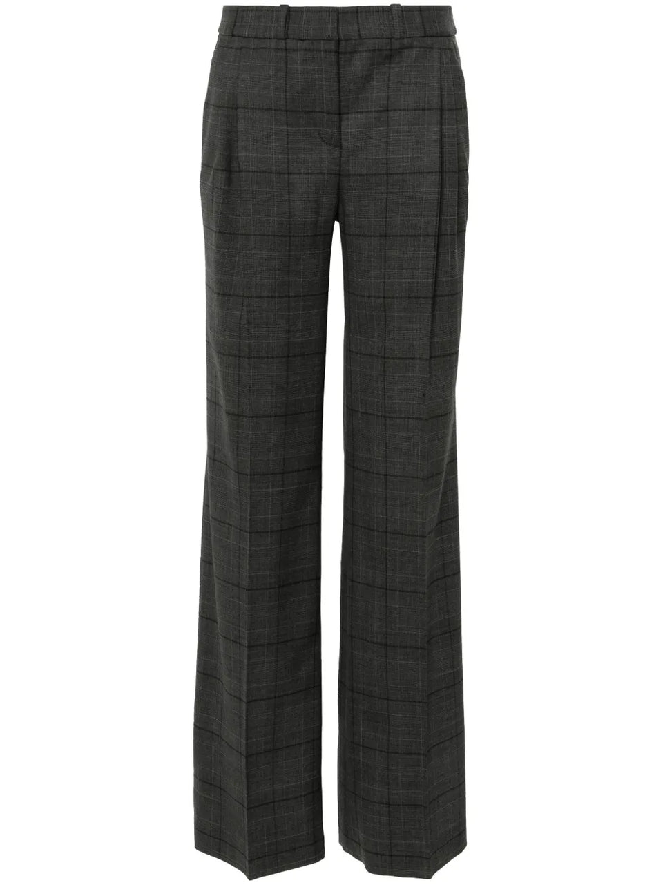 wide-leg tailored trousers