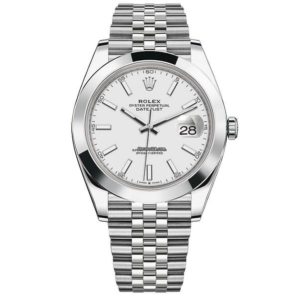 Rolex | Datejust | 126300 | Steel | 41 mm | Steel | White | Automatic