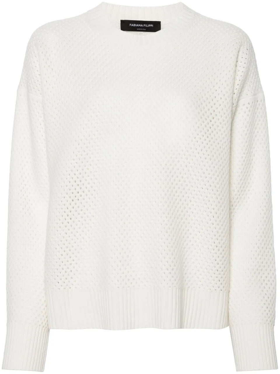 open-knit dress