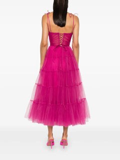 tulle midi dress
