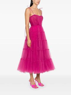 tulle midi dress