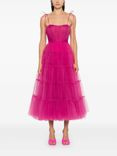 tulle midi dress