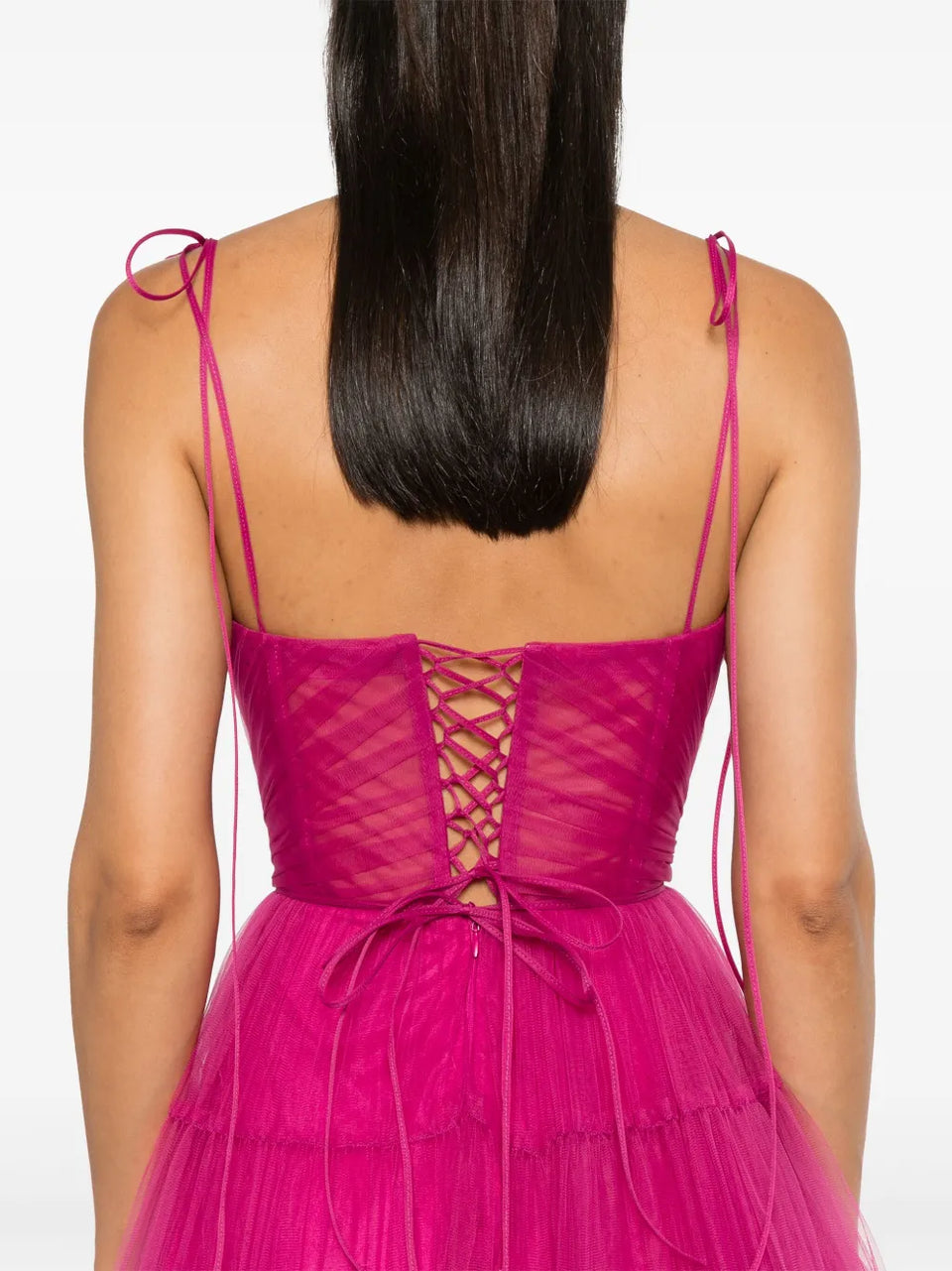 tulle midi dress