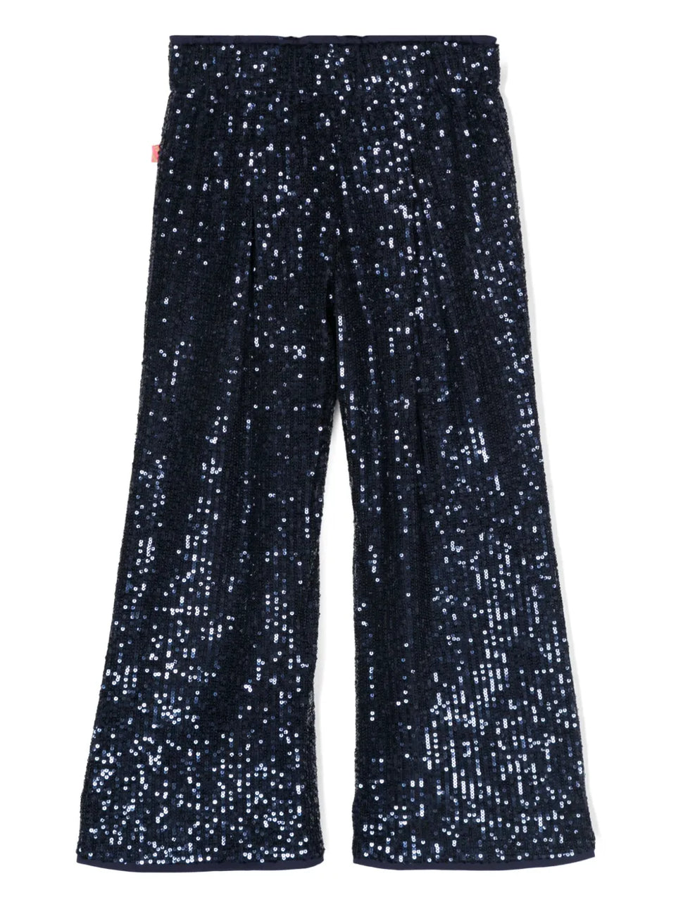 sequin-embellished wide-leg trousers