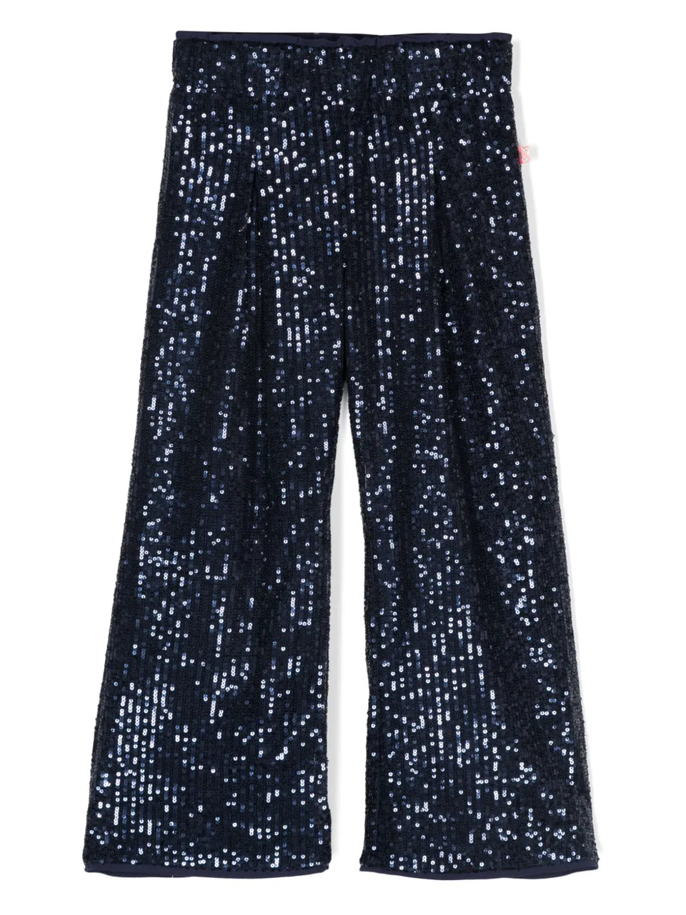 sequin-embellished wide-leg trousers