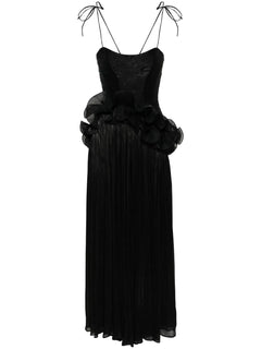 ruffled maxi dress