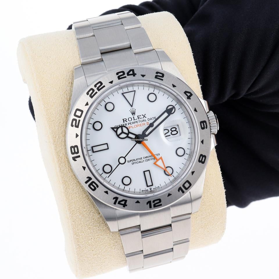 Rolex | Explorer II | 226570 | Steel | 42 x 50 mm | Steel | White | Automatic