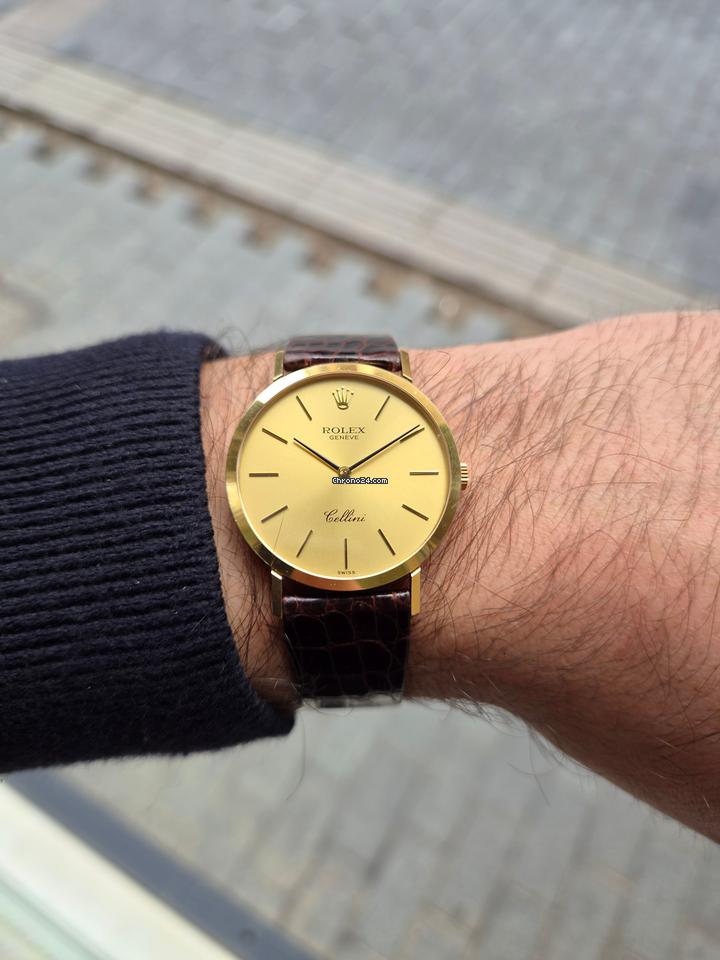 Rolex | Cellini | 4112 | 32 mm | Leather | Manual winding