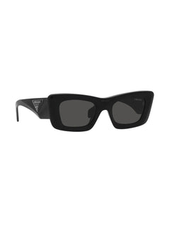 triangle-logo rectangle sunglasses