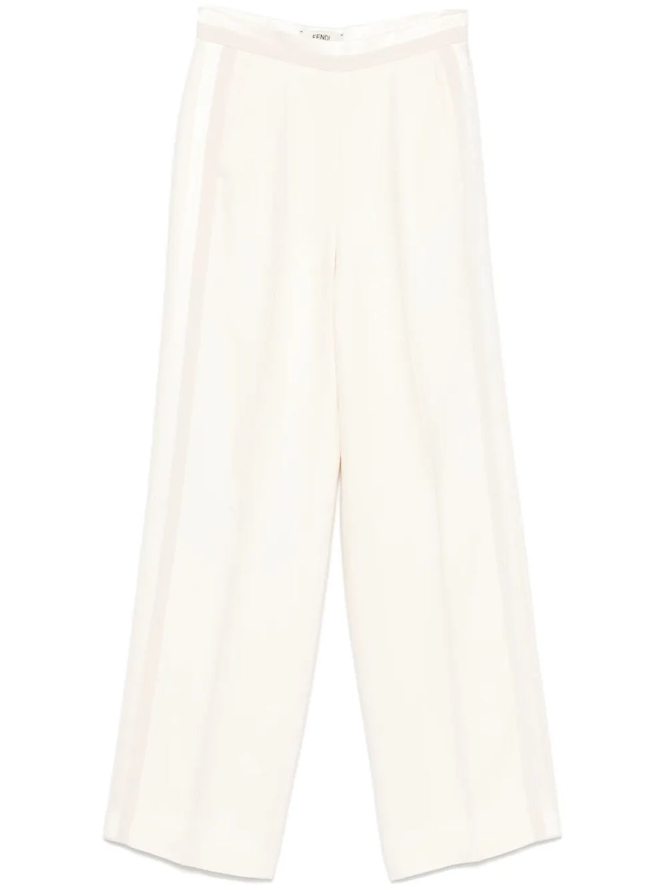 panelled wide-leg trousers